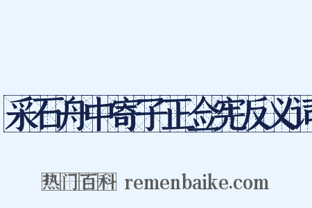 采石舟中寄子正佥宪反义词是什么意思的图片